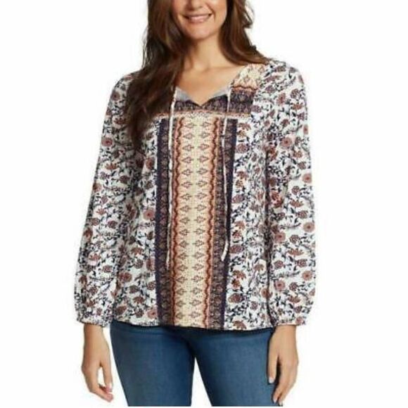 Vintage America Boho Blouse  - Picture 1 of 9